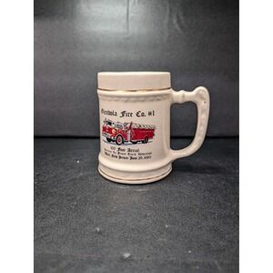 Glendola Fire Co. #1 100‎ Ft Arial 1983 Wall Mug, New Jersey Cup Stein, Vintage